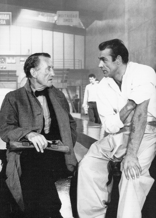 Ian Fleming with Sean Connery.